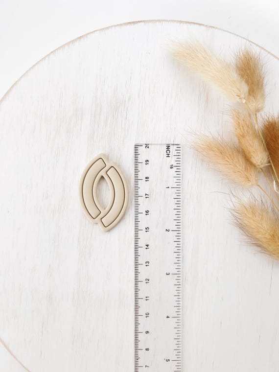 ポリマークレイイヤリングカッターセット、フェイクストーン、ダングル