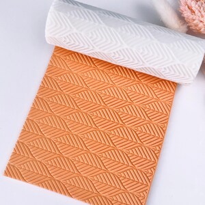 Polymer Clay Texture Roller – Diagonal Line Pattern – Clay Tool for Earrings & Jewelry – R-055
