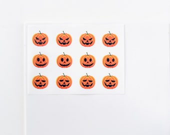 Puocaon Halloween-Transferpapier Für Polymerton – 18 Blätter Mit Kürbis, Geist & Schwarzer Katze