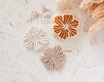 Tagliapasta per argilla polimerica, forma rotonda floreale, strumento dettagliato per tagliare orecchini a forma di fiore, tagliapasta per argilla per gioielli, A-18