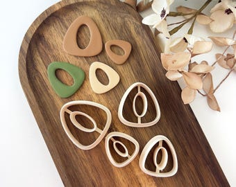 Polymer Clay Cutter, Drop Shapes, Earring Cutter Tool, Clay Cutters for Jewelry Making, J-26