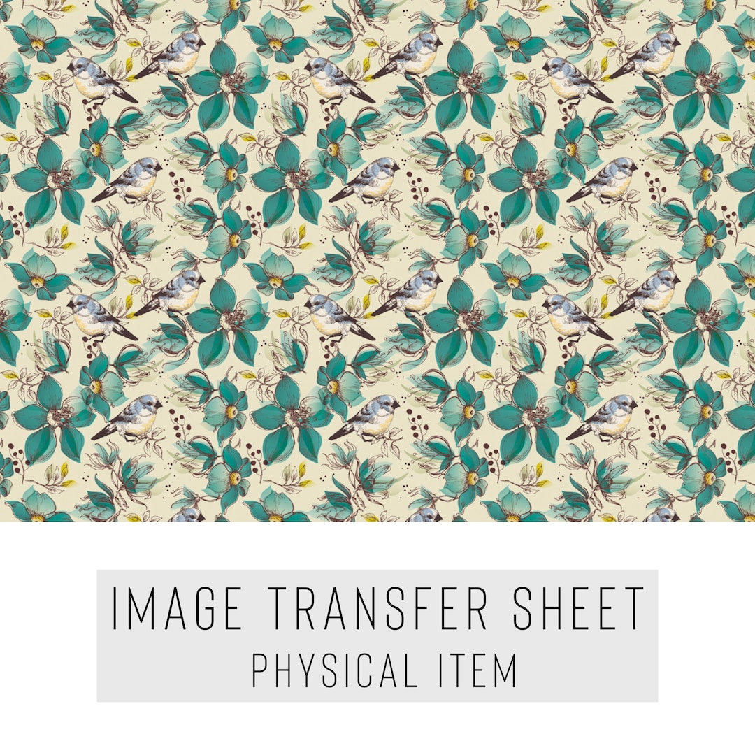 Clay Transfer Paper, Flower Garden Set, Floral Transfer, Flower Set ...