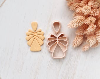 Polymer Clay Cutter Set, Botanical Leaf Earrings Shapes, Clay Cutter Tool for Jewelry Making, Modern Design ZJ-21