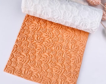 Polymer Clay Texture Roller – Ornamental Floral Pattern – Clay Tool for Earrings & Jewelry – R-049