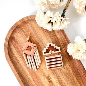 Cortador de arcilla polimérica, formas cuadradas, herramienta para cortar pendientes geométricos, cortadores de arcilla para la fabricación de joyas, C-07