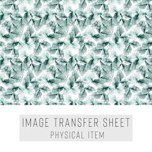 Polymer Clay Transfer Paper – Green Marble Pattern – Water Soluble Sheet for Earrings & Jewelry – TP-122