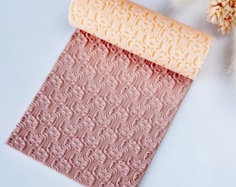 Polymer Clay Texture Roller – Abstract Line Pattern – Clay Tool for Earrings & Jewelry – R-167