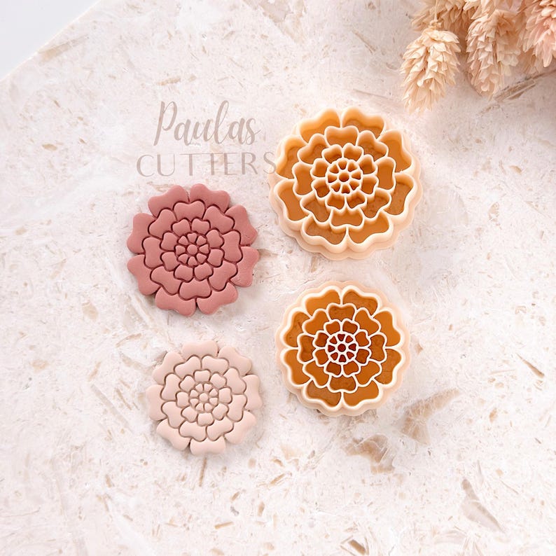 Tagliapasta per argilla polimerica, forme floreali, strumento per tagliare orecchini rotondi, tagliapasta per la creazione di gioielli, G-08 immagine 3