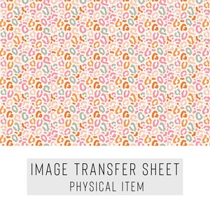 Polymer Clay Transfer Paper – Leopard Pattern – Water Soluble Sheet for Earrings, Jewelry & Clay Art – TP-022