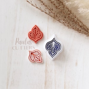 Botanical Leaf Polymer Clay Cutters, Decorative Nature Earrings Shapes for Polymer Clay Jewelry Making, Organic Clay Tools ZP-18
