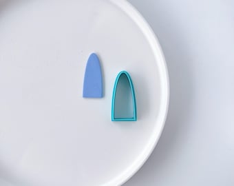 Polymer Clay Cutter, Drop Shapes, Slim Earring Cutter Tool, Clay Cutters for Jewelry Making, I-09
