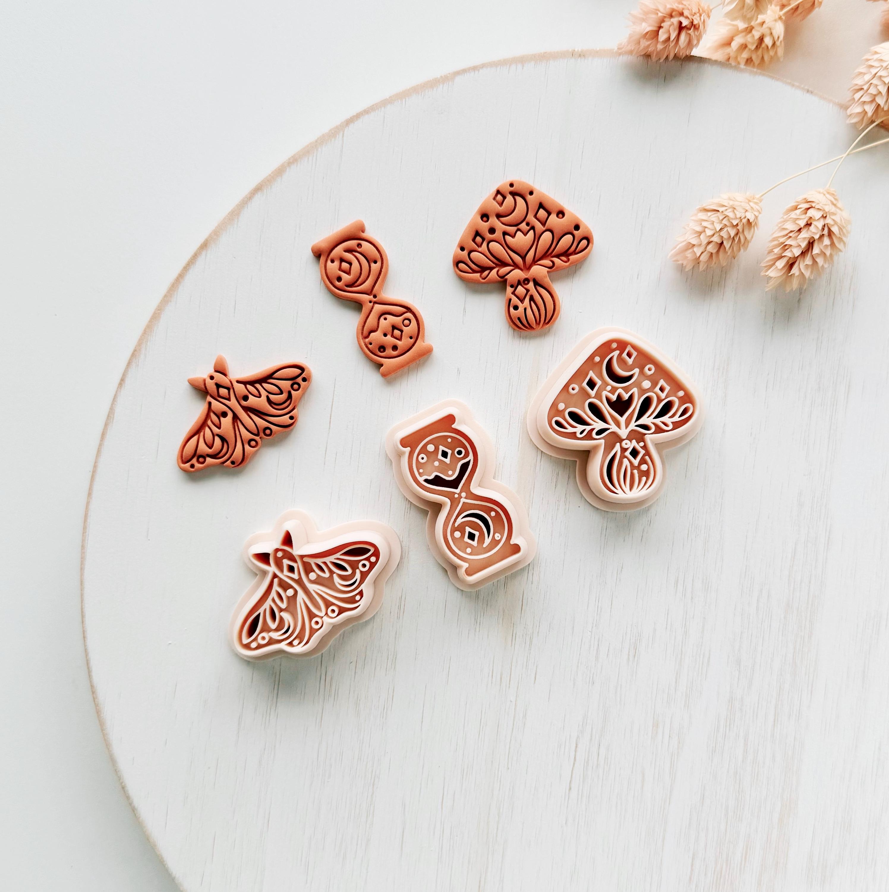 Polymer Clay Earring Cutter SET, Dangle Clay Cutter, Abstract shape clay cutter, Polymer clay tools
