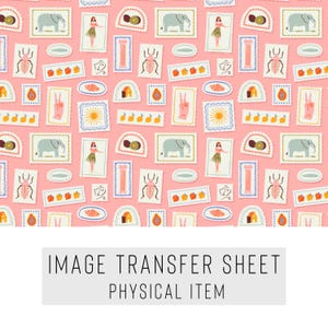 Polymer Clay Transfer Paper – Decorative Pattern – Water Soluble Sheet for Earrings & Jewelry – TP-413