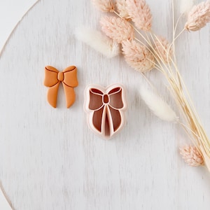 Polymer Clay Cutter, Bow Shapes for Earrings, Cute Clay Cutter Tool for Jewelry Making, Decorative Design, W-04