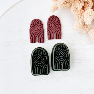 Polymer Clay Earring Cutter set, Dangle Clay Cutter, Abstract shape clay cutter, Cute Clay Cutter