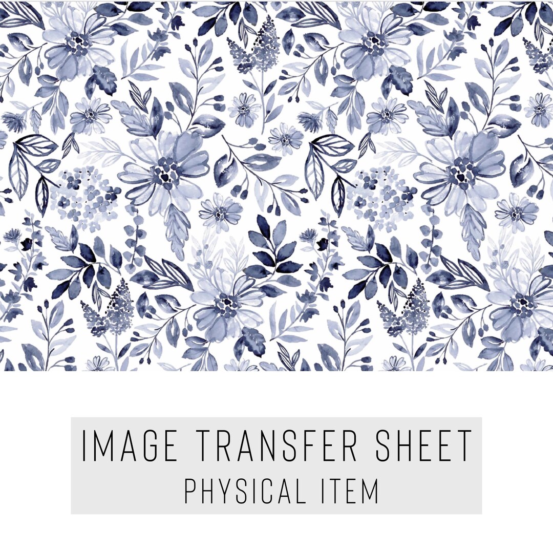 Clay Transfer Paper, Flower Garden Set, Floral Transfer, Flower Set ...