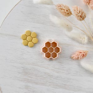 Polymer Clay Cutter, Honeycomb Shapes, Earring Cutter Tool, Clay Cutters for Jewelry Making, M-21