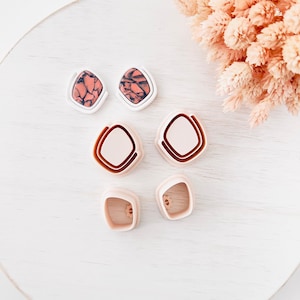 Polymeerkleisnijderset, vormen voor oorbellen voor oorbellen, kleisnijder voor sieraden maken, minimaal alledaags ontwerp, Z-07