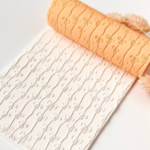 Polymer Clay Texture Roller – Minimal Floral Pattern – Clay Tool for Earrings & Jewelry – R-218