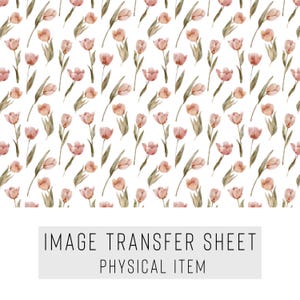 Clay Transfer Paper, Flower Garden Set, Floral Transfer, Flower Set, Polymer Clay, Art Supplies (375)