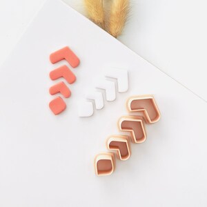 Polymer Clay Cutter, Chevron Shape, Modern Earring Cutter Tool, Clay Cutter for Jewelry, A-17
