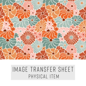 Polymer Clay Transfer Paper – Floral Pattern – Water Soluble Sheet for Earrings & Jewelry – TP-373