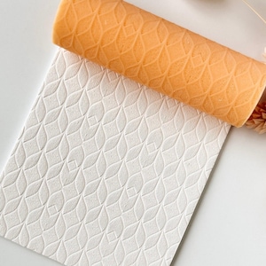 Polymer Clay Texture Roller – Leaf Grid Pattern – Clay Tool for Earrings & Jewelry – R-232