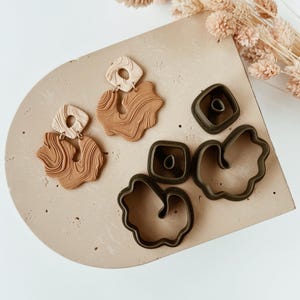 Polymer Clay Earring Cutter, Dangle Clay Cutter, Abstract shape clay cutter