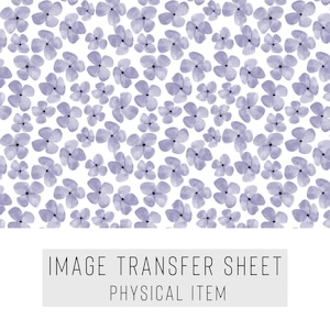 Polymer Clay Transfer Paper – Small Floral Pattern – Water Soluble Sheet for Earrings & Jewelry – TP-386