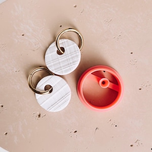Cortador redondo de arcilla polimérica, forma de pendientes circulares sencillos para la creación de joyas DIY, herramienta básica para arcilla ZM-26