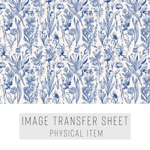 Polymer Clay Transfer Paper – Botanical Pattern – Water Soluble Sheet for Earrings & Jewelry – TP-355