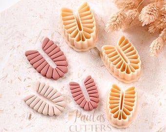 Polymer Clay Cutter, Leaf Shapes, Detailed Earring Cutter Tool, Clay Cutters for Jewelry Making, G-23
