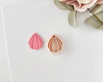 Cortador de arcilla polimérica, formas de pétalos, herramienta para cortar pendientes florales, cortadores de arcilla para la fabricación de joyas, P-27