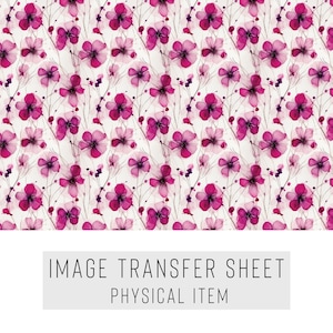 Kleitransferpapier, bloementuinset, bloementransfer, bloemenset, polymeerklei, kunstbenodigdheden (48)
