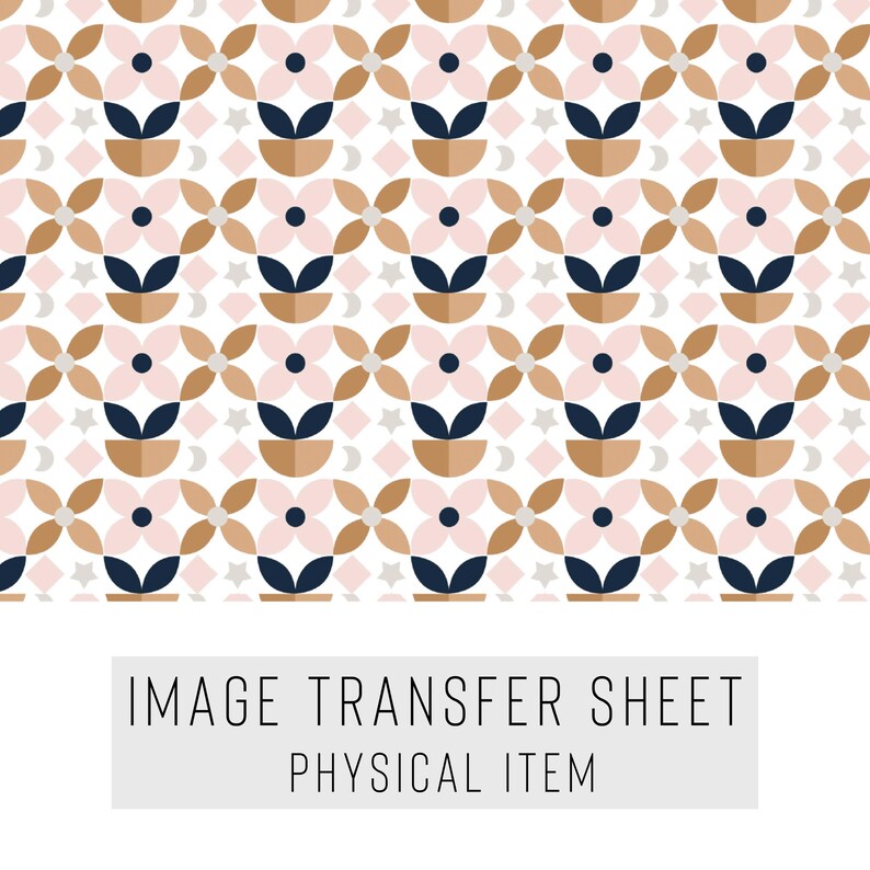 Clay Transfer Paper, Flower Garden Set, Floral Transfer, Flower Set ...