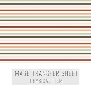 Polymer Clay Transfer Paper – Stripe Mix Pattern – Water Soluble Sheet for Earrings, Jewelry & Clay Art – TP-014