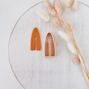 Polymer Clay Cutter, Bogen- und Tropfenformen für Ohrringe, minimalistisches Werkzeug zur Schmuckherstellung, modernes, schlichtes Design, W-24