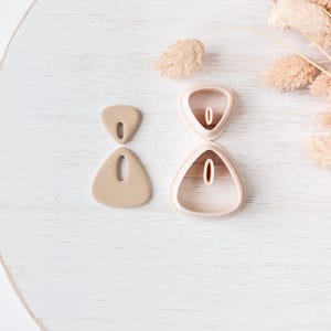 Polymer Clay Cutter Set, Minimal Drop Earrings Shapes, Clay Cutter Tool for Jewelry Making, Modern Design ZI-11