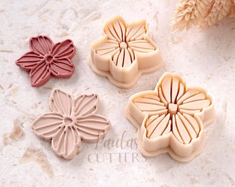 Polymer Clay Cutter, Flower Shapes, Layered Earring Cutter Tool, Clay Cutters for Jewelry Making, G-10