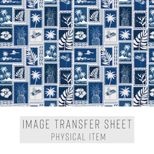 Polymer Clay Transfer Paper – Tile Pattern – Water Soluble Sheet for Earrings & Jewelry – TP-364