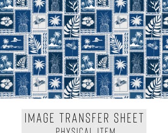 Polymer Clay Transfer Paper – Tile Pattern – Water Soluble Sheet for Earrings & Jewelry – TP-364