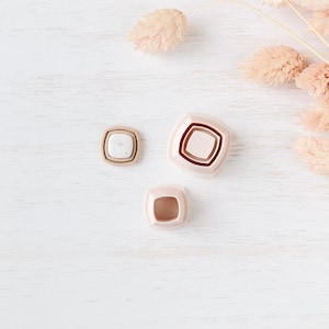 Polymer Clay Cutter Set, Rounded Square Stud Earrings Shapes, Clay Cutter Tool for Jewelry Making, Minimal Design ZI-20