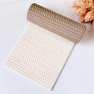 Polymer Clay Texture Roller – Braided Pattern – Clay Tool for Earrings & Jewelry – R-107