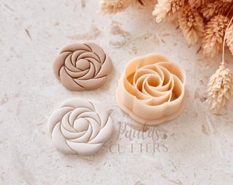 Polymer Clay Cutter, Rose Flower Shape, Floral Earring Cutter Tool, Clay Cutter for Jewelry Making, A-21
