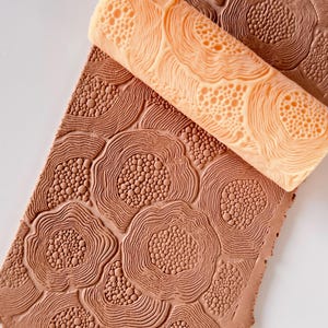 Polymer Clay Texture Roller – Organic Pattern – Clay Tool for Earrings & Jewelry – R-281