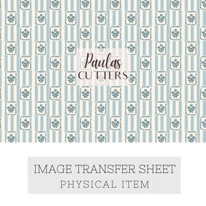 Papel de transferencia para arcilla polimérica – Diseño floral de rayas minimalistas para la elaboración de pendientes y joyas – TP-583