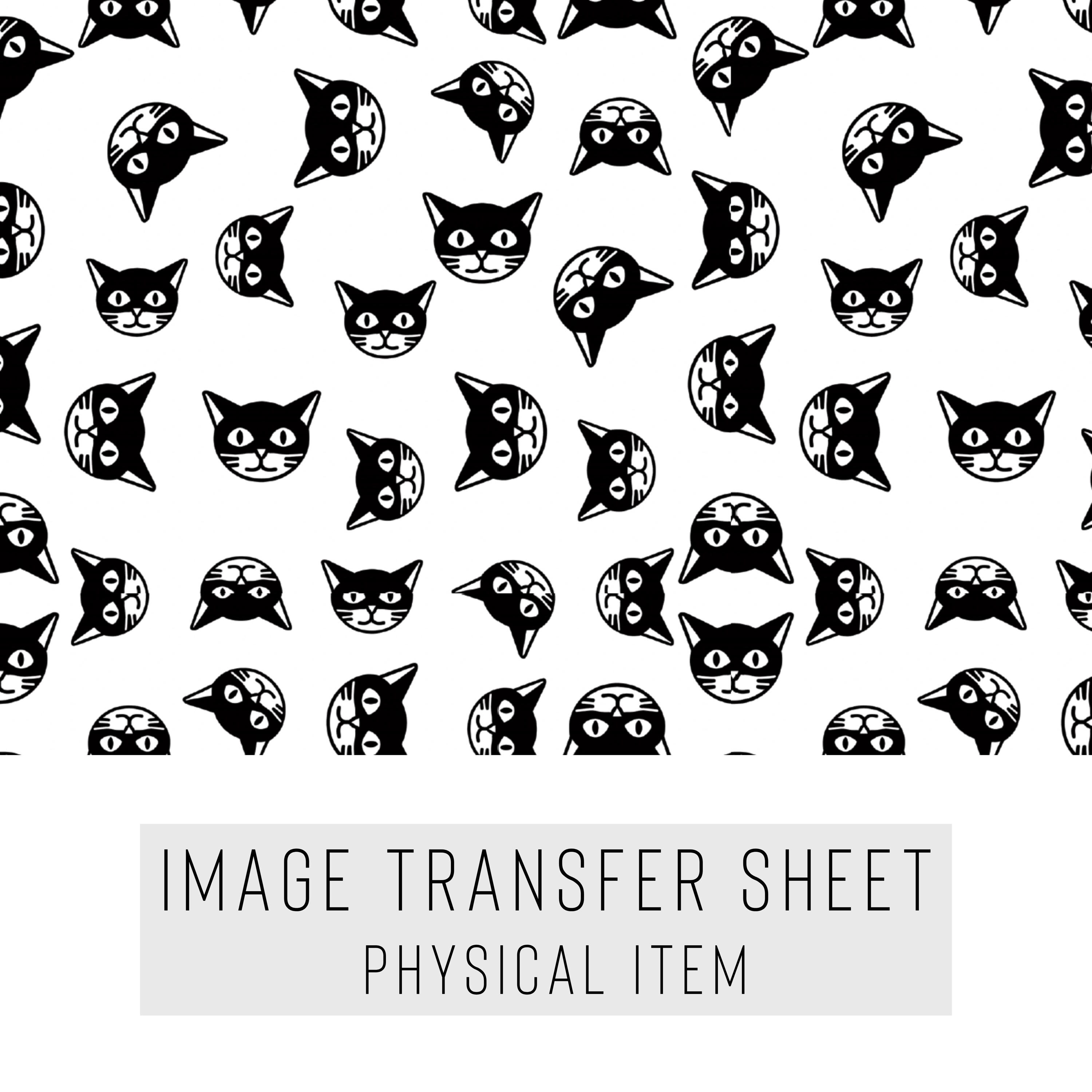 Puocaon Halloween-Transferpapier Für Polymerton – 18 Blätter Mit Kürbis, Geist & Schwarzer Katze