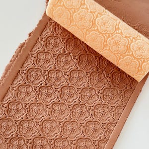 Rullo per texture in argilla polimerica – Motivo pizzo – Strumento per la creazione di orecchini e gioielli – R-275