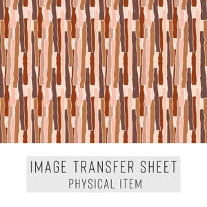 Polymer Clay Transfer Paper – Abstract Stripe Pattern – Water Soluble Sheet for Earrings & Jewelry – TP-180