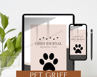 Pet Loss Grief Journal: Guided Prompts, Mental Health (Digital Journal)